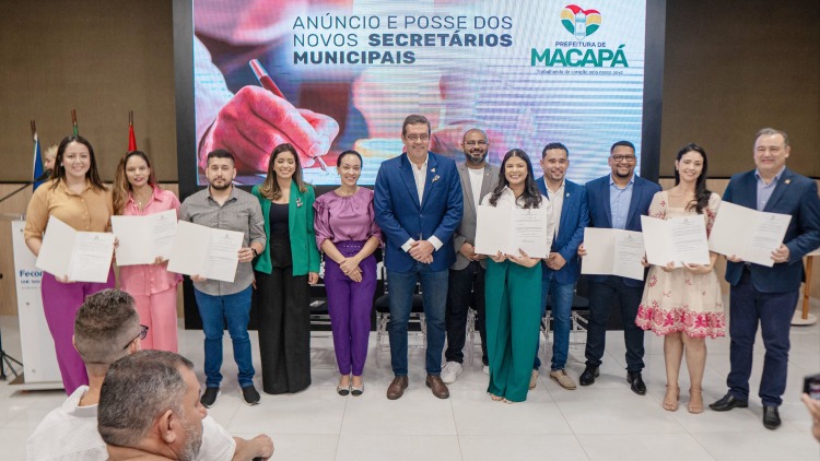 Prefeito de Macapá, Dr. Furlan, empossa novos secretários, subsecretários e subprefeitos municipais