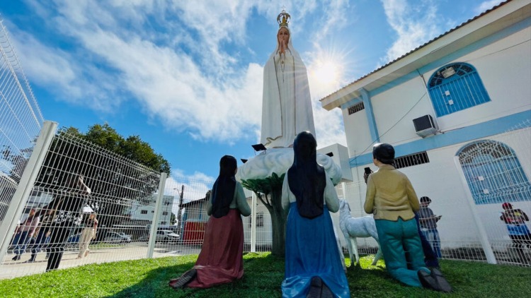 Prefeito Dr. Furlan entrega Monumento de Nossa Senhora de Fátima