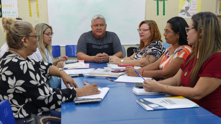 Governo do Amapá promove assessoramento pedagógico na Escola Estadual Maria Neusa do Carmo, em Macapá