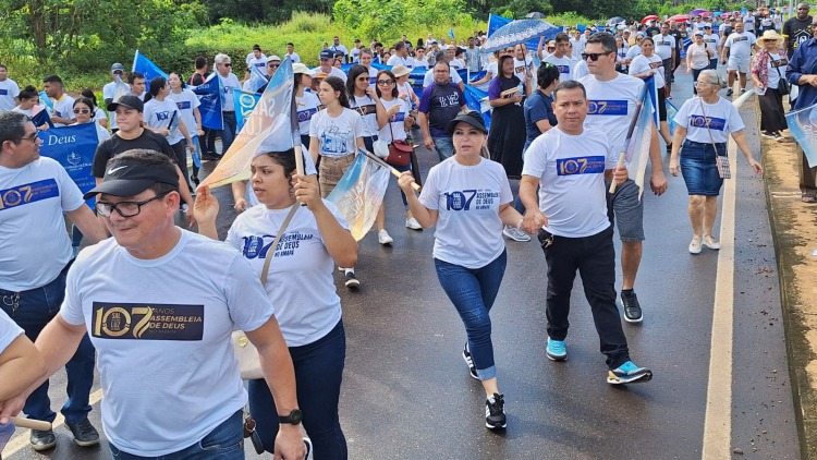 Caminhada Assembleiana na Rodovia do Centenário