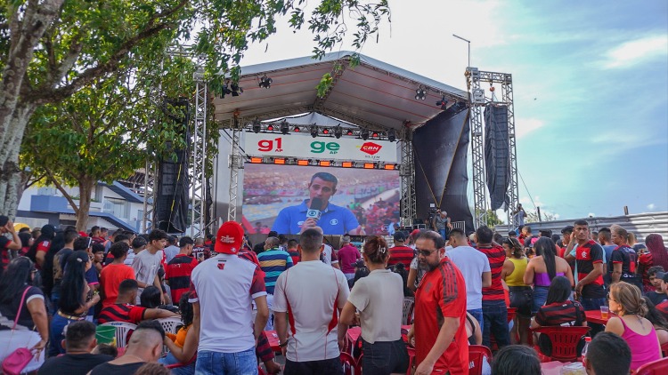 Praça do Coco terá telão na grande final da Copa do Brasil