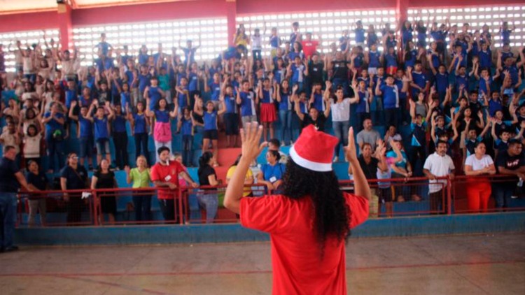 Em Santana, escolas estaduais realizam preparativos finais para a Cantata Natalina do Governo do Amapá