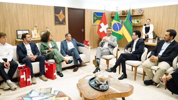 Visita de embaixador da Suíça no Amapá fortalece laços para parcerias sustentáveis rumo à COP30