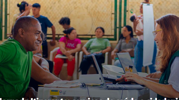 Jornada Itinerante: serviços de saúde e cidadania à Comunidade do Iratapuru
