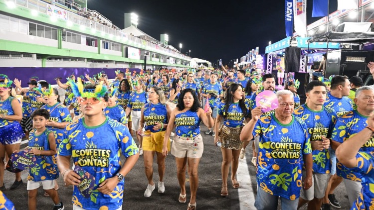 Bloco “Confetes e Contas” do TCE Amapá destaca transparência e controle social na Avenida do Samba Ivaldo Veras