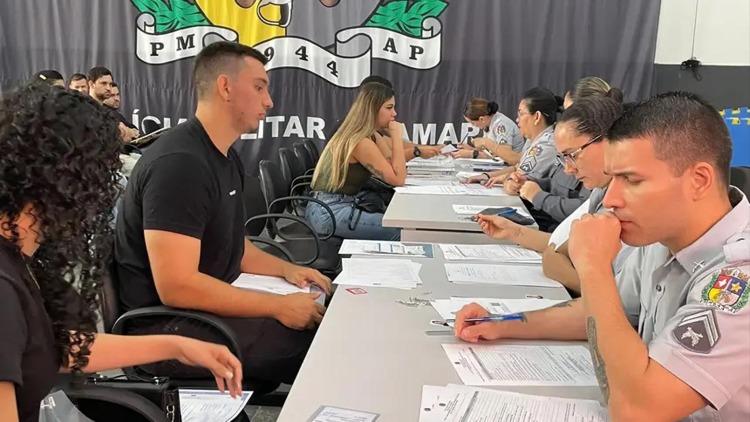 Quarta turma da PM 2022 inicia fase documental com 400 convocados no Amapá