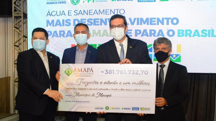 PMM recebe R$ 381 milhões oriundos do Contrato de Concessão dos Serviços de Saneamento no Amapá