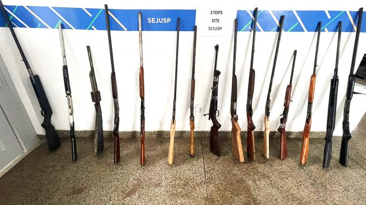 Forças de Segurança do Amapá desarticulam fábrica de armas de fogo, em Santana