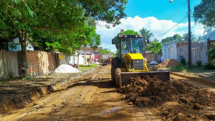 Prefeitura de Macapá avança em obras de mobilidade urbana nos bairros Brasil Novo e Liberdade