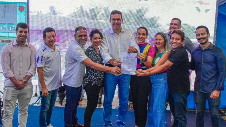 Prefeito Dr. Furlan assina Ordem de Serviço para construção do Parque Meio do Mundo