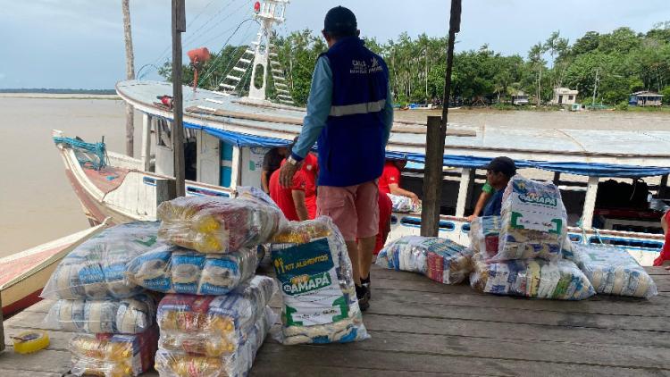 Bailique sobre ação humanitária do Governo do Amapá