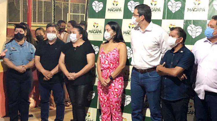 Vereador Cláudio participou da inauguração da Arena do Boné Azul
