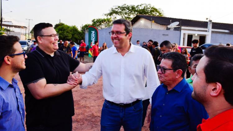 Chegada da pavimentação no Marabaixo II