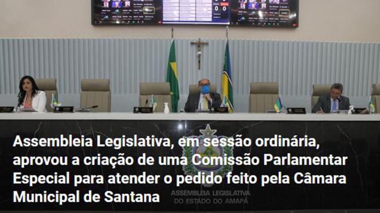Assembleia Legislativa, em sessão ordinária, aprovou a criação de uma Comissão Parlamentar 