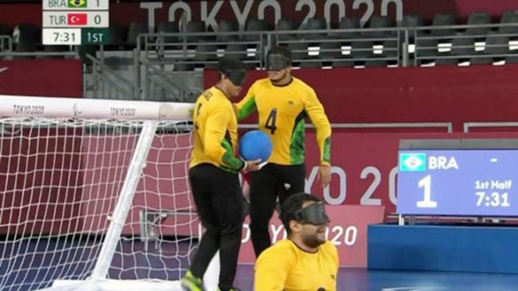 Brasil vence Turquia e está na semifinal do goalball masculino