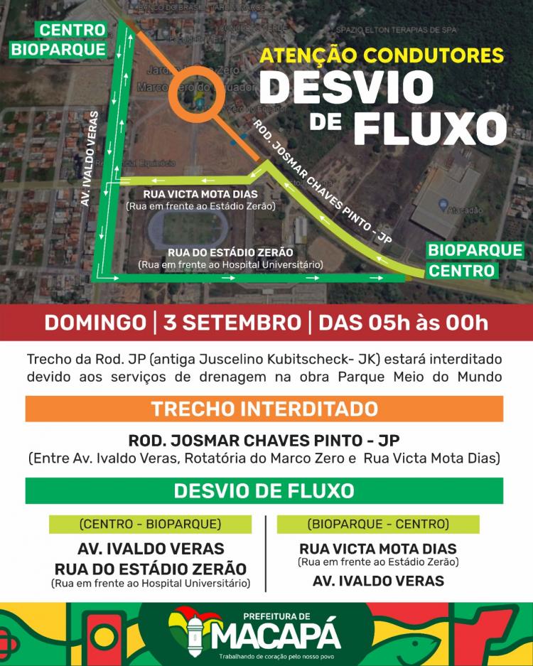 Atenção condutores e pedestres
