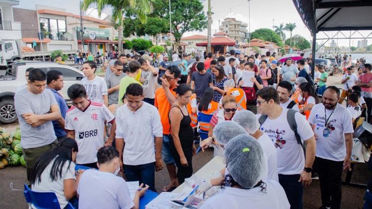 Governo do Amapá faz ação na Rampa do Açaí