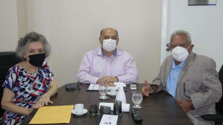 Presidente Kaká Barbosa recebe a visita do representante do Interlegis na região Norte, Janary Nunes