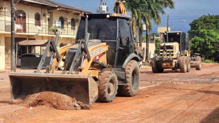 Prefeitura de Macapá amplia trabalho de pavimentação para vários pontos da cidade
