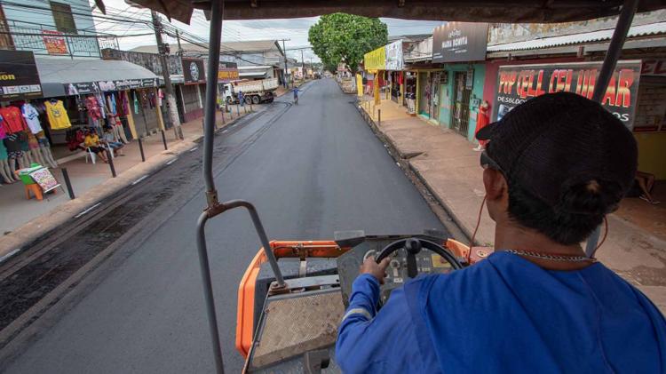 Obras de mobilidade urbana avançam no bairro Novo Horizonte, em Macapá