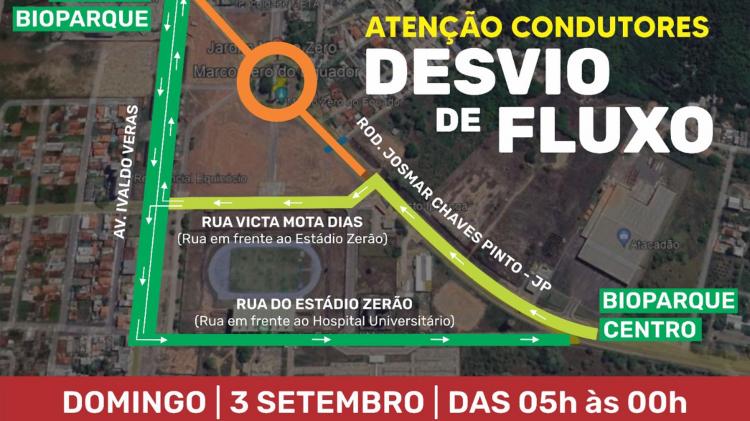 Atenção condutores e pedestres