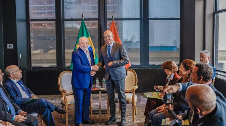 Presidente Lula se reúne com presidente da Suíça em Nova York