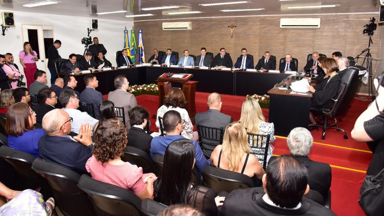 Posse de Michel Houat Harb na presidência do TCE