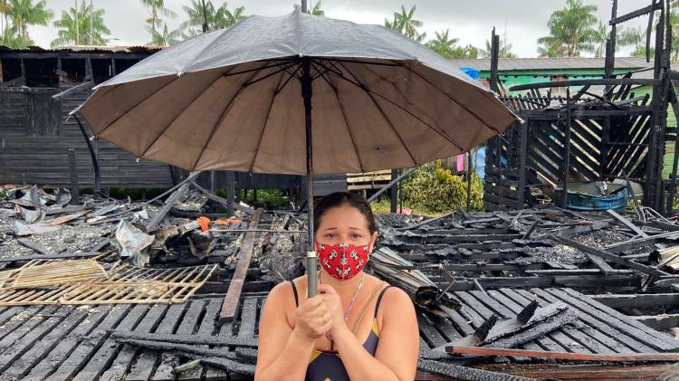 ‘Só penso em recomeçar a vida’, diz vítima de incêndio atendida pela Prefeitura de Macapá