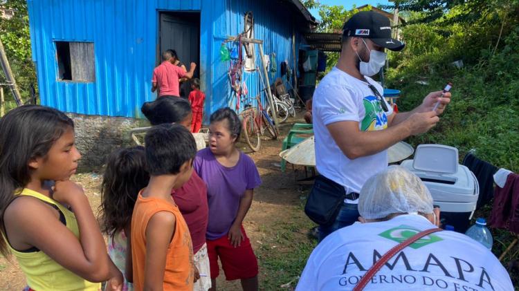 Oiapoque: Governo do Amapá vacina 2440 pessoas contra influenza e sarampo