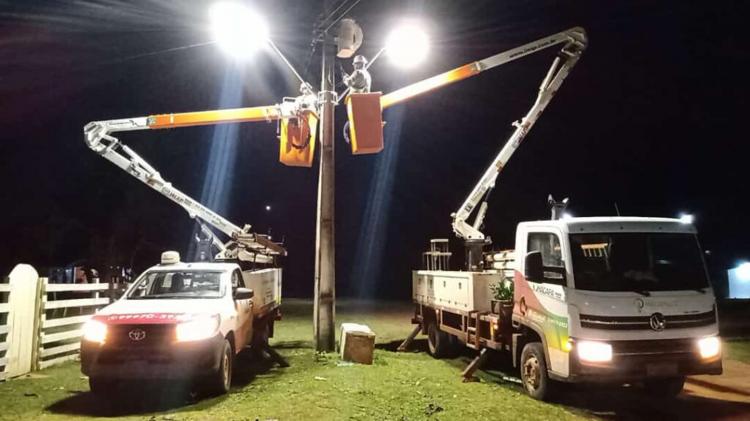 Em Macapá, distrito de São Pedro dos Bois recebe 41 pontos de iluminação pública em LED