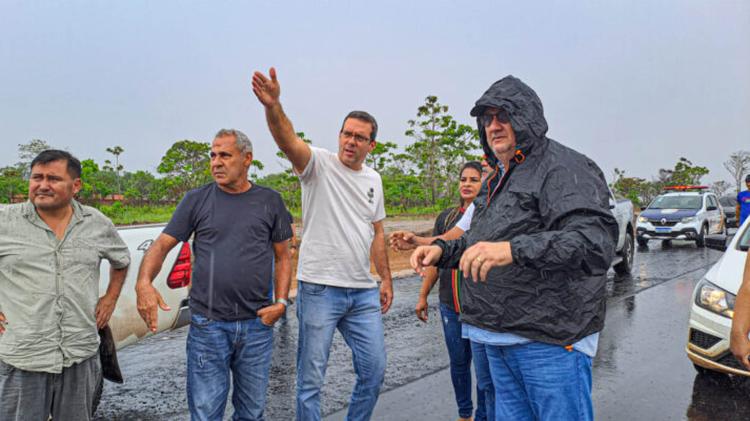 Agenda de domingo: Comitiva Municipal inspeciona obras públicas