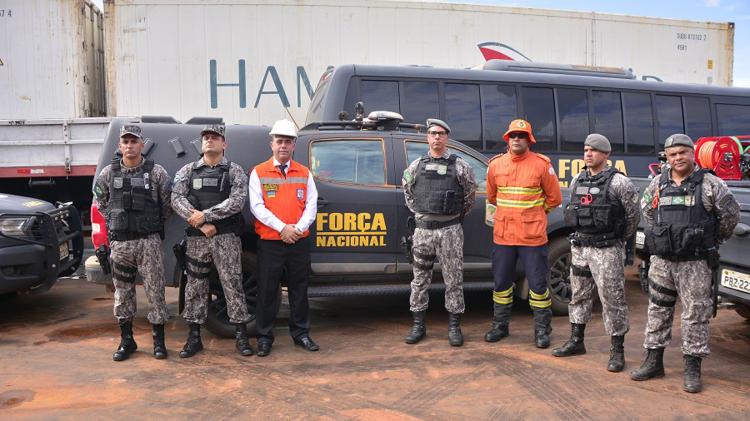 GEA recebe viaturas e equipamentos da Força Nacional para intensificar ações humanitárias