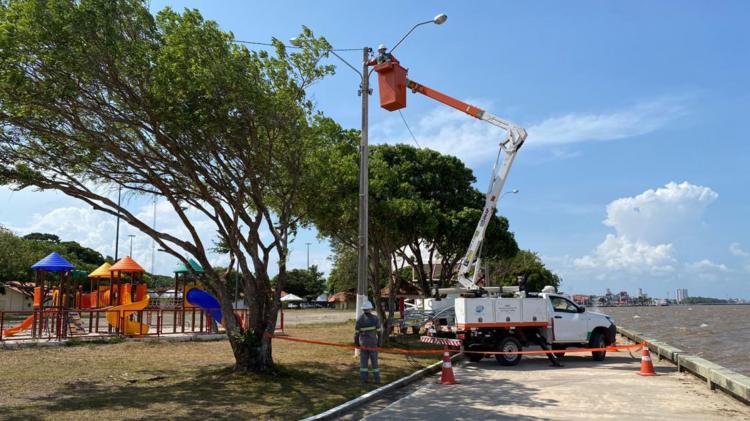 Prefeitura inicia modernização da iluminação pública do Complexo do Araxá