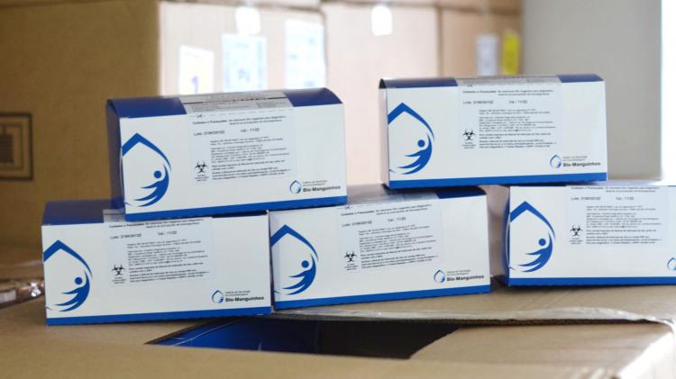 Governo entrega 19.800 testes rápidos de antígeno para covid-19 aos municípios