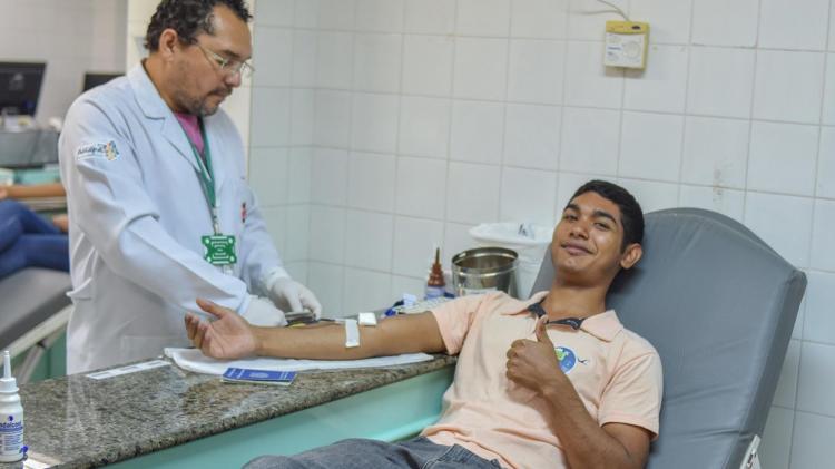 Acontece nesta quarta-feira (18) o mutirão dos Bolsistas do Amapá Jovem para doar sangue