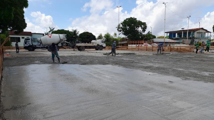 Melhorias na área da Vila Olímpica 