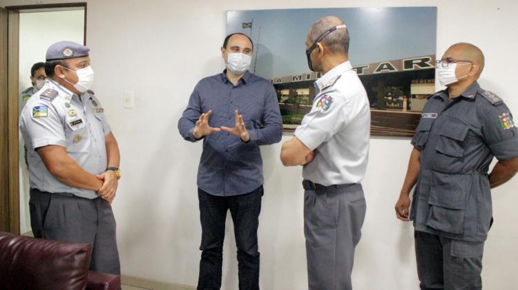 Deputado Jack JK discute segurança pública com o comando-geral da Polícia Militar