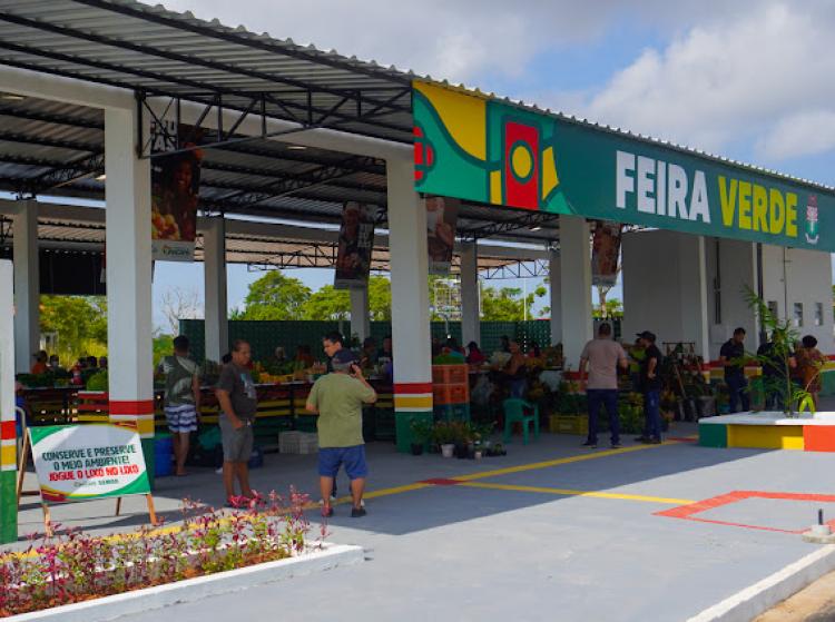 Feira Verde: Prefeitura entrega espaço para venda de produtos regionais na Fazendinha