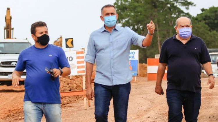 Mobilidade Urbana: governador inspeciona obras nas rodovias Duca Serra e Norte-Sul