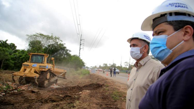 Governo do Amapá inicia nova etapa da obra de integração entre rodovias Norte-Sul e Duca Serra