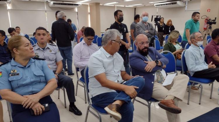 Segurança no percurso do bloco A Banda
