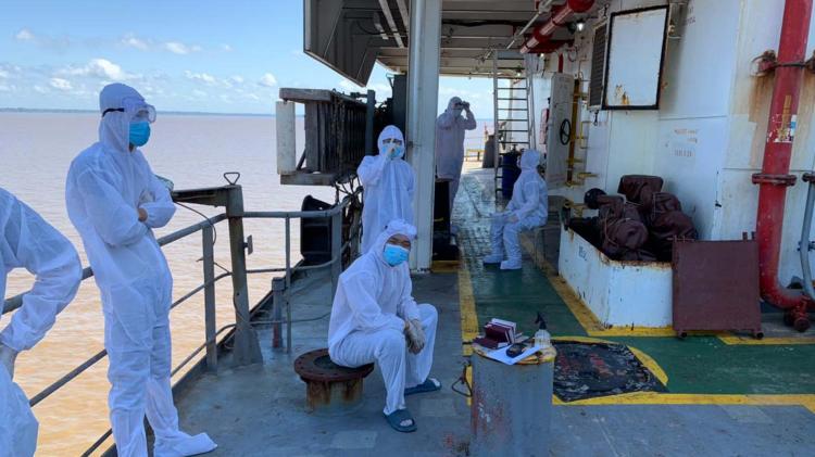 Covid-19: Governo intensifica monitoramento em navios estrangeiros com testagem da tripulação