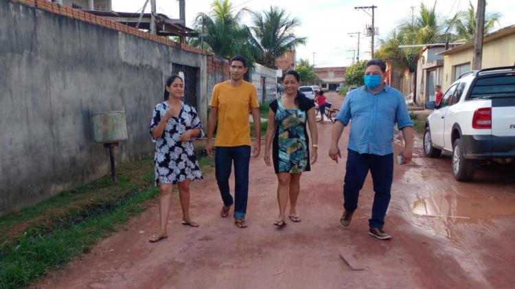 Vereador Cláudio visita bairros da Zona Norte para conhecer os problemas enfrentados pela comunidade
