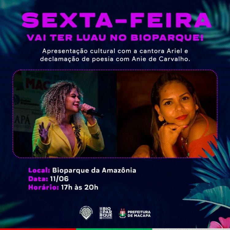 Primeira edição do Luau no Parque acontece nesta sexta-feira (11)