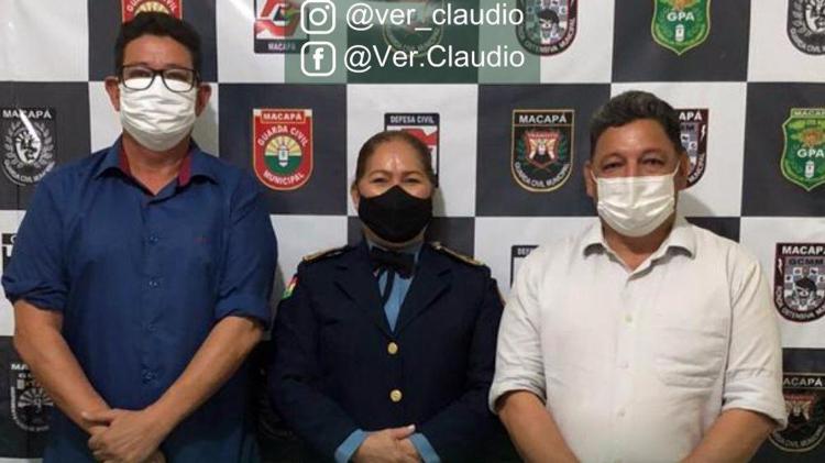 Vereador Cláudio reúne com diretoria da FAF e da Guarda Civil Municipal de Macapá