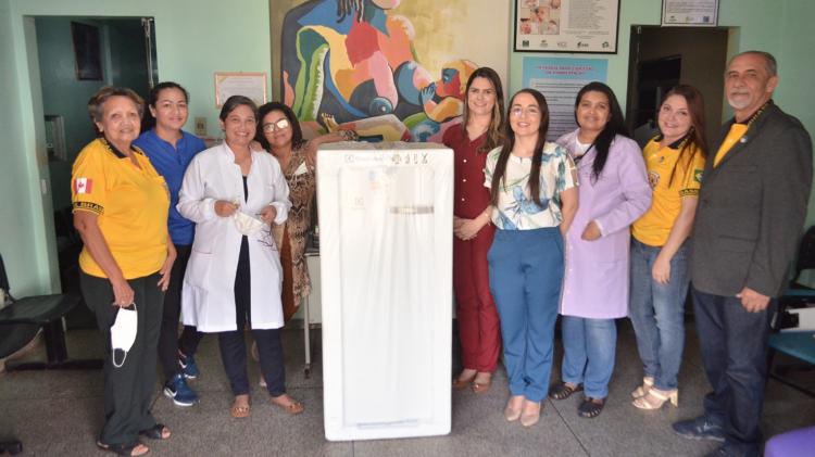 Banco de Leite ganha freezer para armazenar leite humano doado na unidade
