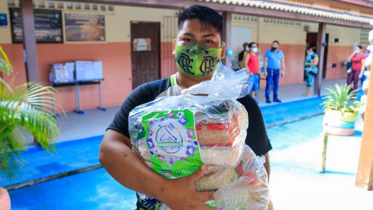 Governo do Amapá inicia entrega da terceira etapa do Kit Merenda em Casa; são 920 toneladas de alimentos