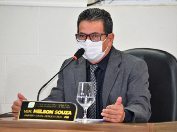 Vereador Nelson Souza requereu viabilização de recursos para o asfaltamento do Marabaixo IV