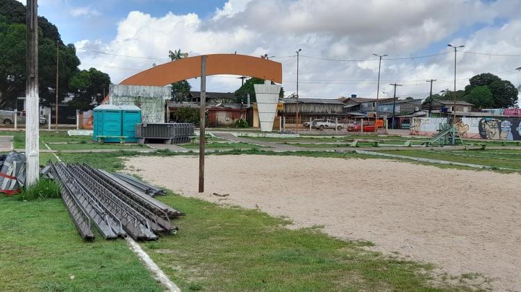 Melhorias na área da Vila Olímpica 