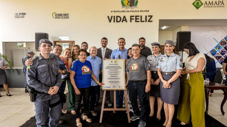 Vida Feliz: Governo do Amapá entrega nova sede de projeto social da PM em Santana